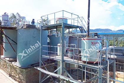 machines in a gold cip plant